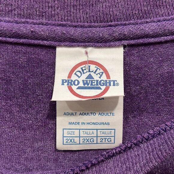 Purple Blessed Girl Blessed Mom Plus Size T-Shirt. Size 2XL. - Picture 5 of 7